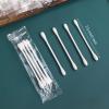 100 Pack Cotton Swabs, Individually Wrapped Cotton Swab, Individually Wrapped Double Tipped Paper Sticks for Ear, Make-up(4pcs per Bag, 100 Bags) view 2
