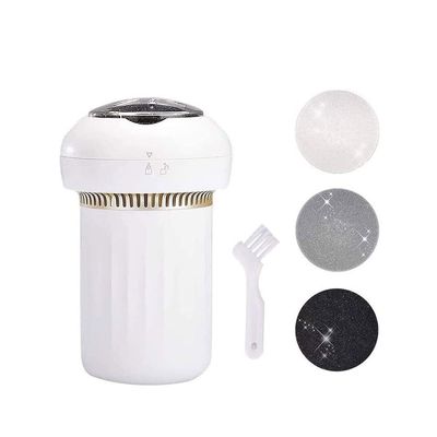 QIYUDS Electric Callus Remover Foot File Portable Foot Pedicure Tools for Cracked Heels, Callus and Hard Dead Sha