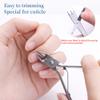 5 Pack Cuticle Trimmer Stainless Steel Cuticle Nipper Dead Skin Remover Scissors Clippers Nail Art Pusher Tools for Fingernails and Toenails view 4