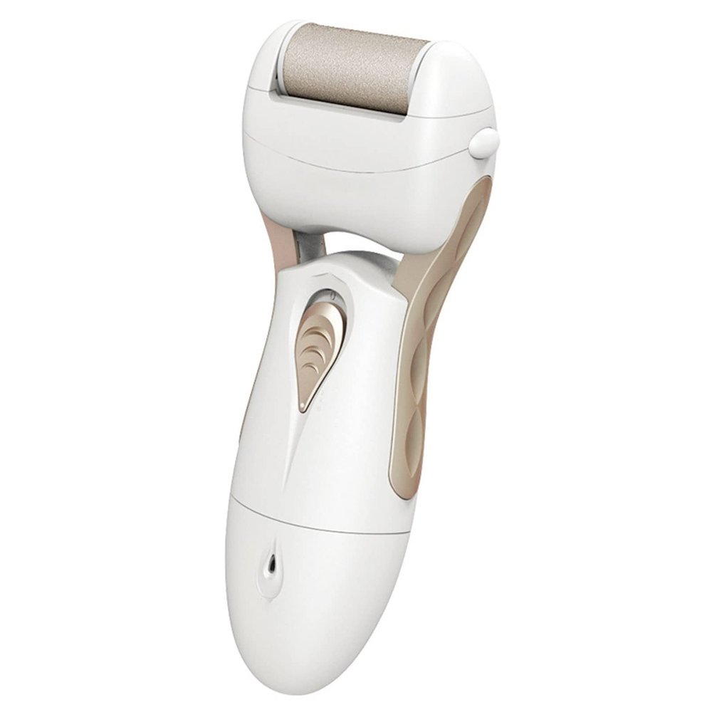 QIYUDS Electric Feet Callus Removers Rechargeable,Portable Electronic Foot File Pedicure Tools, 2 Speeds Callous Remover Kit with 3 Roller Heads Foot Rasp, for Cracked Dry Skin
