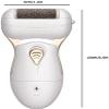 QIYUDS Electric Feet Callus Removers Rechargeable,Portable Electronic Foot File Pedicure Tools, 2 Speeds Callous Remover Kit with 3 Roller Heads Foot Rasp, for Cracked Dry Skin view 2