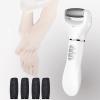 QIYUDS Electric Feet Callus Removers, Rechargeable Pedicure Tools with 4 Grinding Heads, 3 Adjustable Speed Feet Scrubber for Dead Skin/Powerful Exfoliation view 2