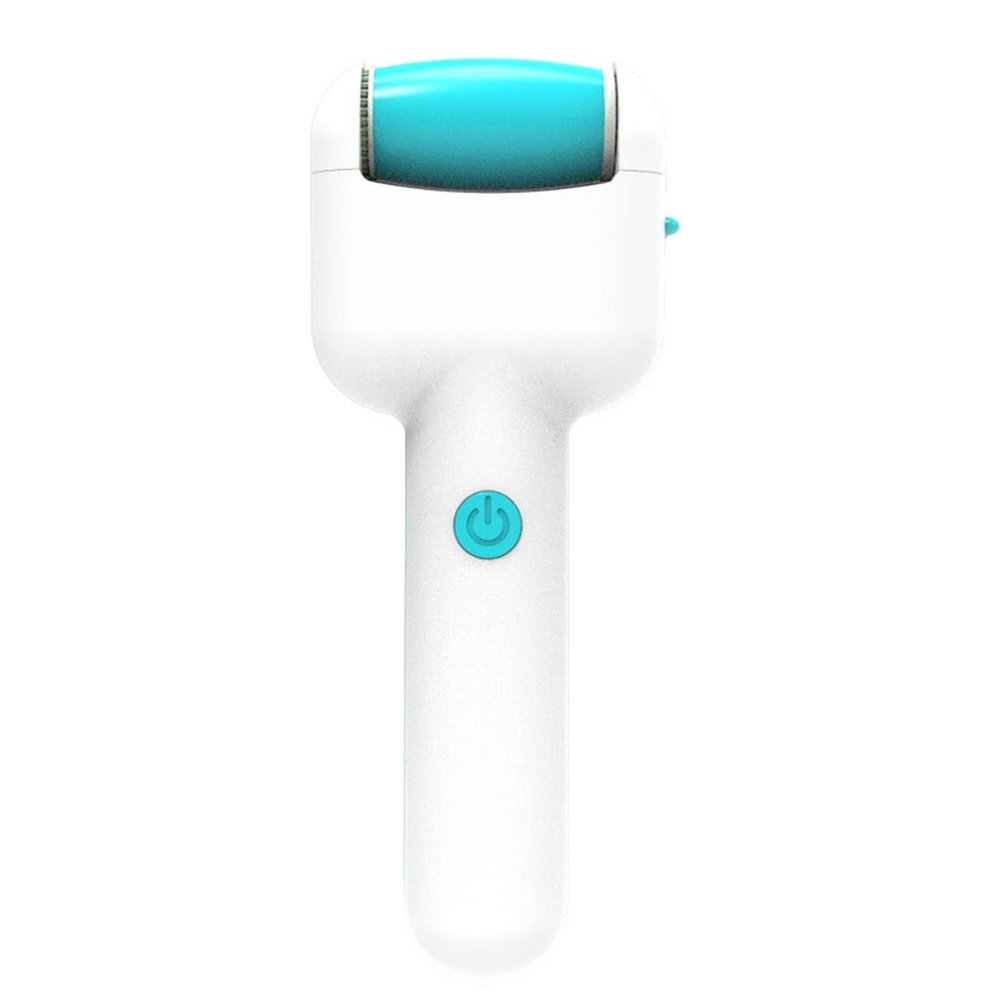 QIYUDS Foot Scrubber, Electric Callus Remover, 3-speeds Rechargeable Foot File Hard Skin Remover, Pedicure Tools Electronic Callus Kit for Cracked Heels and Dead Skin