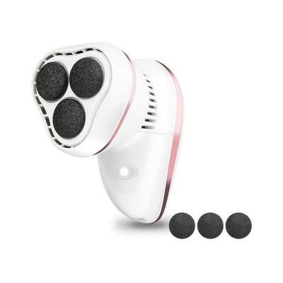 QIYUDS Foot Callus Remover Foot Grinder, Rechargeable Vacuum Pedicure Foot File Callus Remover for Cracked Heels Hard Skin - Foot Heel Repair