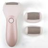 QIYUDS Electric Foot Callus Remover Kit,Rechargeable Callous removers Heads Portable Waterproof Foot File, Professional Pedicure Tools Feet Care (Color : Pink) view 1
