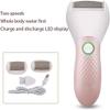 QIYUDS Electric Foot Callus Remover Kit,Rechargeable Callous removers Heads Portable Waterproof Foot File, Professional Pedicure Tools Feet Care (Color : Pink) view 3