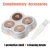 Flawliss Legs Shaver, Legs Hair Remover Replacement Heads for Finshing Toush Flawliss Replacement Heads with 1 Cleaning Brush view 4