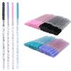 200pcs Disposable Skinny Mascara Wands Mini Crystal Eyelash Brushes Thin Mascara Wands Micro Brush Lash Extension Supplies Lashes Extension Tools(Skinny-4colors) view 1