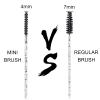 200pcs Disposable Skinny Mascara Wands Mini Crystal Eyelash Brushes Thin Mascara Wands Micro Brush Lash Extension Supplies Lashes Extension Tools(Skinny-4colors) view 2