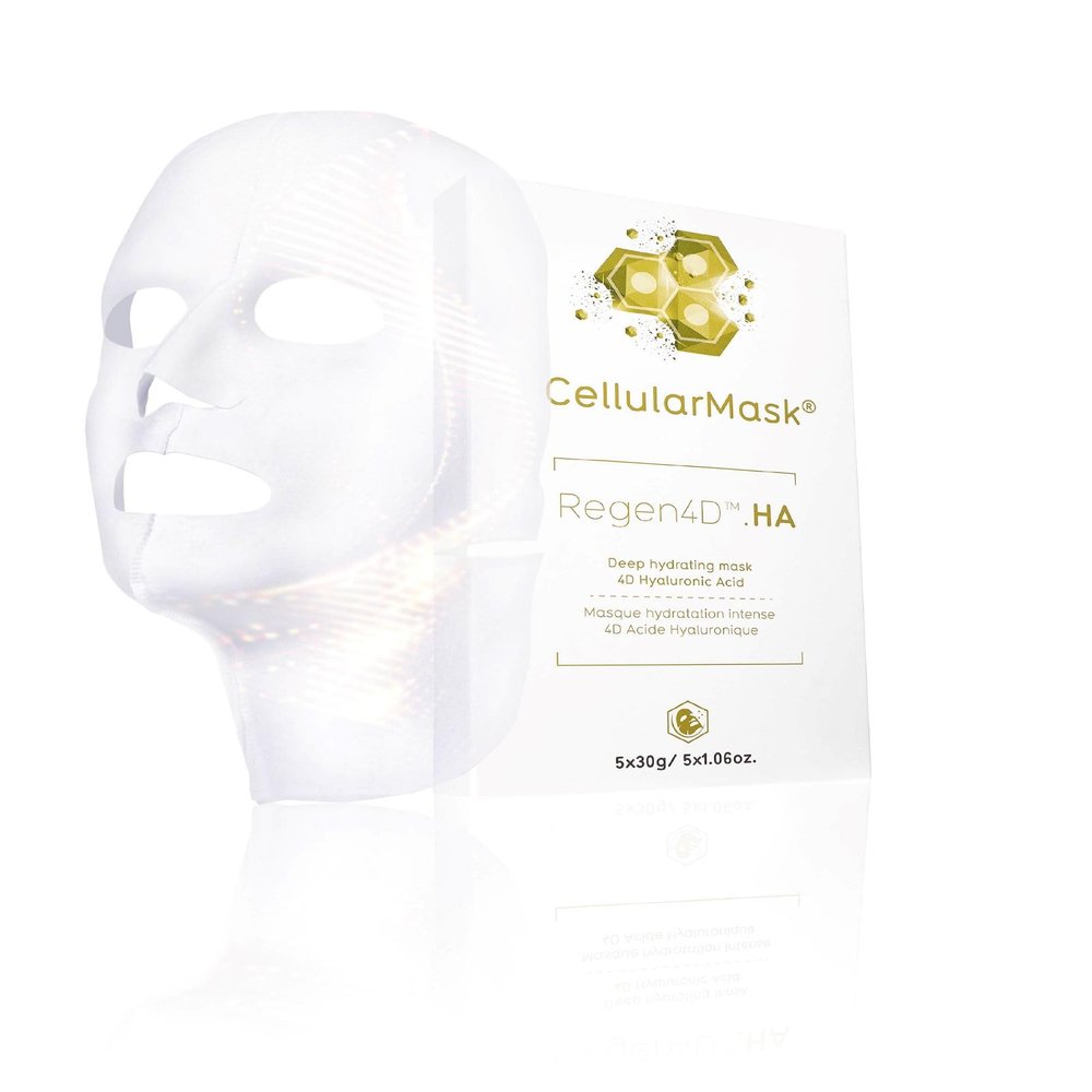 Regen4D New and Improved Cellural Hydrating Mask, Anti Aging Face And Neck Sheet Mask