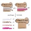 Bachelorette Party Favors, 7 Pack to Have to Hold Your Hair Back Card, Bride and Bridesmaids Hair Accessories for Bridal Shower, Hair Tie, and Wedding Decorations, Pink Party Supplies Gift (Pink 7Pack Pink 2Hair Ties) view 4