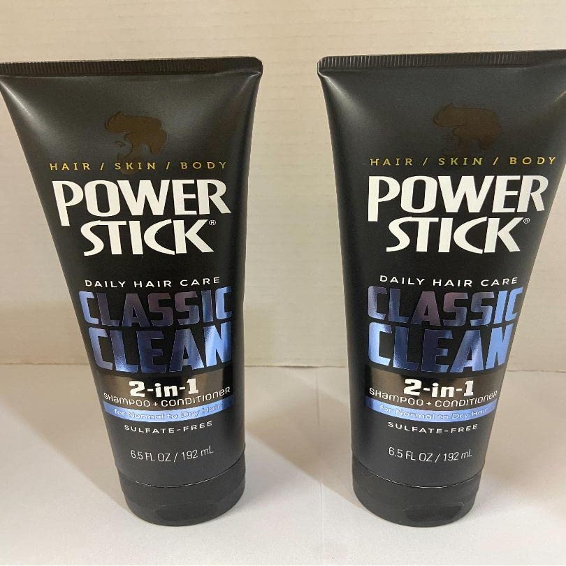 PowerStick 2 in 1 Shampoo + Conditioner (2 EA 6.5 Oz)