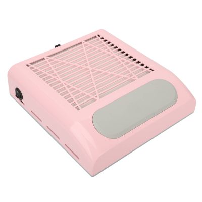 Nail Dust Collector, Electric Nail Dust Cleaner Extractor Vacuum Nail Art Equipment with Reusable Filter 80w Strong Suction Power Nail Vacuum Cleaner for Nails Tech Nail Tools ()