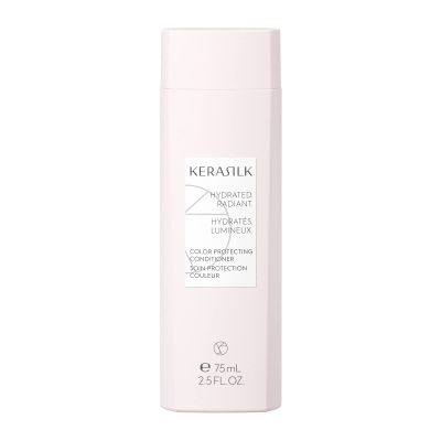 KERASILK Color Protecting Shampoo | Prevents Premature Color Fading |Provides Hydration & Enhances Shine | For Color Treated & Lightened Hair | Ideal For All Hair Types & Textures | 75 ml