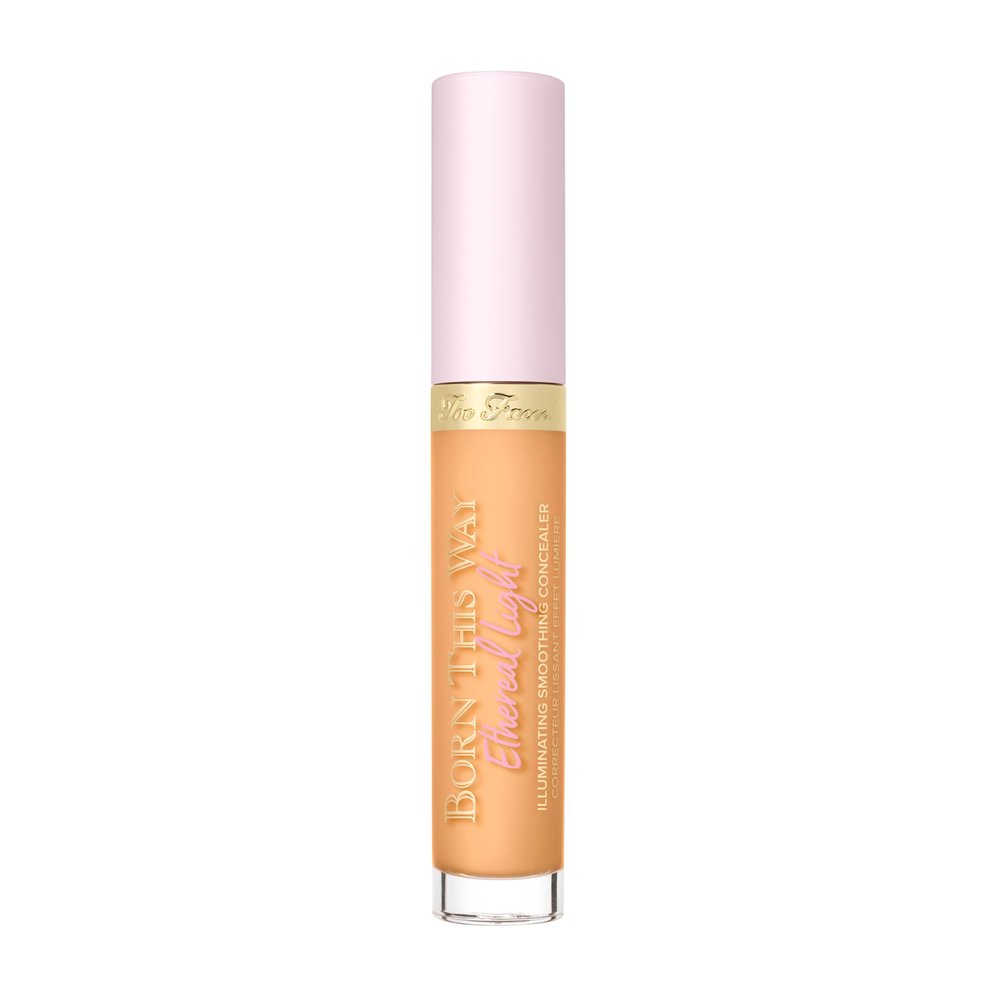 Too Faced Born This Way Ethereal Light Illuminating Smoothing Concealer | With Hyaluronic Acid, Conceals + Brightens Dark Circles, Non-Creasing + Waterproof, 0.16 Fl Oz, Biscotti