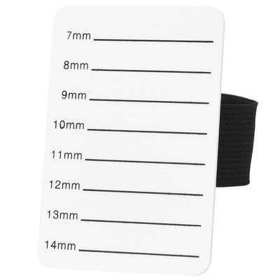FOMIYES Acrylic Lash Tray for Eyelash Extensions Grafting Display Board Lightweight and Portable Eyelash Holder for Makeup Artists and Home Use