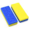 PrettyClaw 12pc Pumice Stone for Feet Callus Remover Pad Pedicure Tool Bar Removes Dead Skin Foot Scrubber Blue/Yellow (Pack of 12) view 3