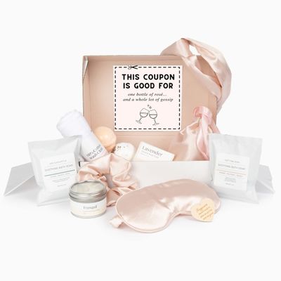 Dear Ava Spa Gifts for Women | Organic Self Care luxury Anti Stress Relaxing Bath and Body Kit Set Basket Box for Her with Heartfelt Card | Funny Gifts for Girls