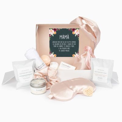 Dear Ava Spa Gifts for Women | Organic Self Care luxury Anti Stress Relaxing Bath and Body Kit Set Basket Box for Her with Heartfelt Card | Premium Spa Gift for Moms