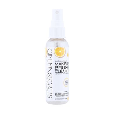 Cinema Secrets Original Makeup Brush Cleaner Spray - Professional Cleanser for Makeup Brushes - Quick-Drying, Rinse-Free Formula - Removes Stubborn Waterproof Make Up - Lemon (2 fl oz)