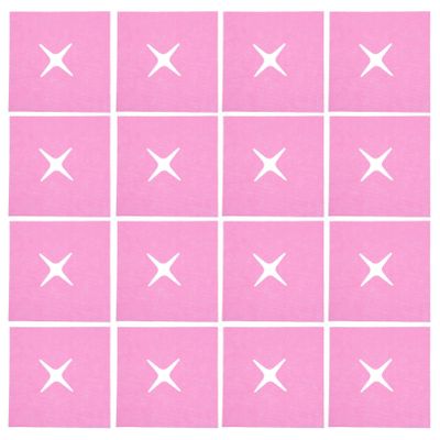 Beavorty 100pcs Disposable Face Hole Pillow Mats Thickened Massage for Beauty Salons Comfortable and Practical for Daily Use Soft Non-woven Material X-shaped Design