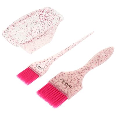 Beavorty 1set Hair Coloring Kit Mixing Bowl and Tint Brush Professional Hair Dye Tools for Salon Home Use