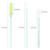 300 PCS/Sets Eyelash Extension Supplies Disposable Micro Swab Brush Match Eyebrow Spoolie Lip Brush Mascara Wand Applicator Mascara Applicator eyelashes Tool (all green handle) view 2