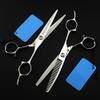 Hair Cutting Scissors, 6 inch Japan 440c flower hair cutting scissors barber thinning shears haircut scissor hairdressing scissors set view 1