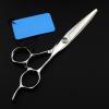 Hair Cutting Scissors, 6 inch Japan 440c flower hair cutting scissors barber thinning shears haircut scissor hairdressing scissors set view 2