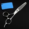 Hair Cutting Scissors, 6 inch Japan 440c flower hair cutting scissors barber thinning shears haircut scissor hairdressing scissors set view 3