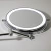 NOVOCE Makeup Mirror, Wall Mount LED Lighted 10X Magnifying Cosmetic Mirror 360 Swivel Extendable Two Sided Vanity Mirror, Powered by 4 x AAA Batteries 8 inch view 3