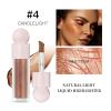 Hocossy Liquid Highlighter Natural Glow For Face & Body, Waterproof Moisturizing Light Liquid Luminizer For Long Lasting Shimmer, Contour Highlighter Stick Easy to Apply with Cushion Applicator (#4 Candlelight) view 2
