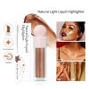 Hocossy Liquid Highlighter Natural Glow For Face & Body, Waterproof Moisturizing Light Liquid Luminizer For Long Lasting Shimmer, Contour Highlighter Stick Easy to Apply with Cushion Applicator (#4 Candlelight) view 4