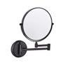 NOVOCE Wall Mount Makeup Mirror, Round Shape Double-Sided 3X Magnification 360 Swivel Extendable Bathroom Cosmetic Vanity Mirror 8 Inch Chrome Finish,8inches (Color : 6inches) view 1