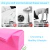100Pcs Massage Table Sheets, 31''x71'' Waterproof Disposable Bed Sheets, Non-Woven Fabric Massage Table Cover, Breathable Protector Bed Cover for Massage Therapy Tattoo Beauty Salon (Pink) view 3