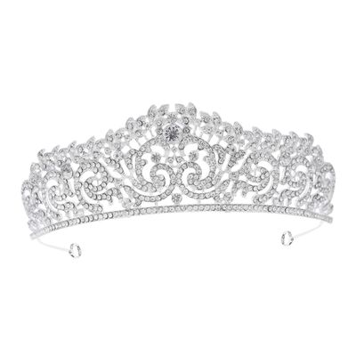 Beaupretty Elegant Bridal Rhinestones Vintage Wedding Headpiece for Brides for Banquet Parties Birthdays and Special Occasions