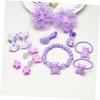 minkissy 1 Set Stylish Kids Hair Accessories Creative Kids Headwear Purple Bear Princess Bracelet for Girls for Birthday Christmas New Year view 2