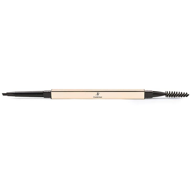 CLASSIYAH BLACK EYEBROW PENCIL, SMUDGE-PROOF, BROW GROOMING AND SHAPING, NATURAL-LOOKING RESULTS