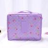 2PCS Toiletry Bag, Portable Makeup Organizer Toiletry Bag Purple Oxford Fabric Portable Multifunction Stylish Large Capacity Travel Toiletry Bag for Cosmetics Women/462 view 2