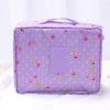 2PCS Toiletry Bag, Portable Makeup Organizer Toiletry Bag Purple Oxford Fabric Portable Multifunction Stylish Large Capacity Travel Toiletry Bag for Cosmetics Women/462 view 3