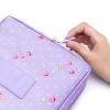 2PCS Toiletry Bag, Portable Makeup Organizer Toiletry Bag Purple Oxford Fabric Portable Multifunction Stylish Large Capacity Travel Toiletry Bag for Cosmetics Women/462 view 4
