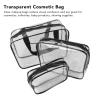 Clear Cosmetic Bag, Clear Cosmetics Bag Toiletry Bag PVC Transparent Waterproof Large Capacity Portable Makeup Bags Travel Storage Bag for Travel/474 view 4