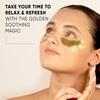 CLOR Under Eye Patches Premium - Golden Under Eye Mask Enriched with Hyaluronic Acid, Caffeine, Tea Tree & Collagen, under eye Patches for Women & Men (7 Pairs) view 4