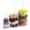 SMUK 3-Tiers Acrylic Scrunchie Holder Stand, Clear Hair Tie Organizer Storage for Women Teen Girls Gifts Scrunchy Hair Accessories Organizer view 1