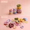 SMUK 3-Tiers Acrylic Scrunchie Holder Stand, Clear Hair Tie Organizer Storage for Women Teen Girls Gifts Scrunchy Hair Accessories Organizer view 2