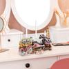 SMUK 3-Tiers Acrylic Scrunchie Holder Stand, Clear Hair Tie Organizer Storage for Women Teen Girls Gifts Scrunchy Hair Accessories Organizer view 4