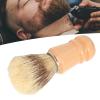Beard Shave Brush, Portable shaving brush for Men, wooden handle, a hair salon, Wet, Perfect father's day gifts, friend, Bart, Soft, Men, shaver holder, tool kit Hair Removal view 2