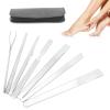 Pedicure Knife Set Household Ingrown Toe Nail Dead Skin Cales Removal Pedicure Tool Set Foot Knife Blade view 4