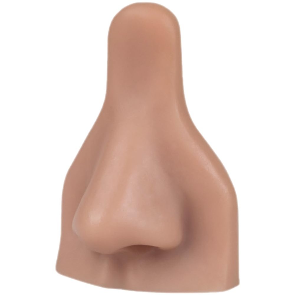 Silicone Prosthetic Nose Soft Silicone Fake Nose Jewelry Display Nose Silicone Nose Human Model Silicone Body Parts Ear Jewelry Nose Body Part Accessories Perforation 3d