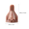 Silicone Prosthetic Nose Soft Silicone Fake Nose Jewelry Display Nose Silicone Nose Human Model Silicone Body Parts Ear Jewelry Nose Body Part Accessories Perforation 3d view 2